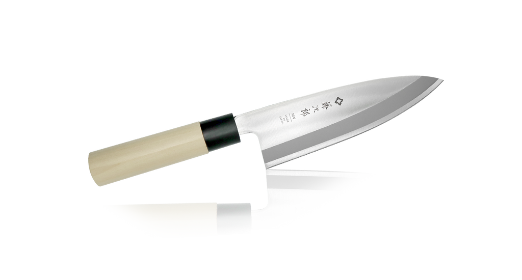 Cuchillo Deba Chef Japanese Profesionales para Pescado, Sushi y Sashimi TOJIRO - 18 cm (F-1055)