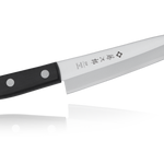 Tojiro Coltelli giapponesi per cucina Western Knife – Acciaio al Carbonio VG10 3 strati – Lama Ultra Affilata – Manico Eco Legno – Originali giapponesi Multiuso 135 mm (F-313)