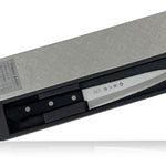 Tojiro Coltelli giapponesi per cucina Western Knife – Acciaio al Carbonio VG10 3 strati – Lama Ultra Affilata – Manico Eco Legno – Originali giapponesi Multiuso 135 mm (F-313)