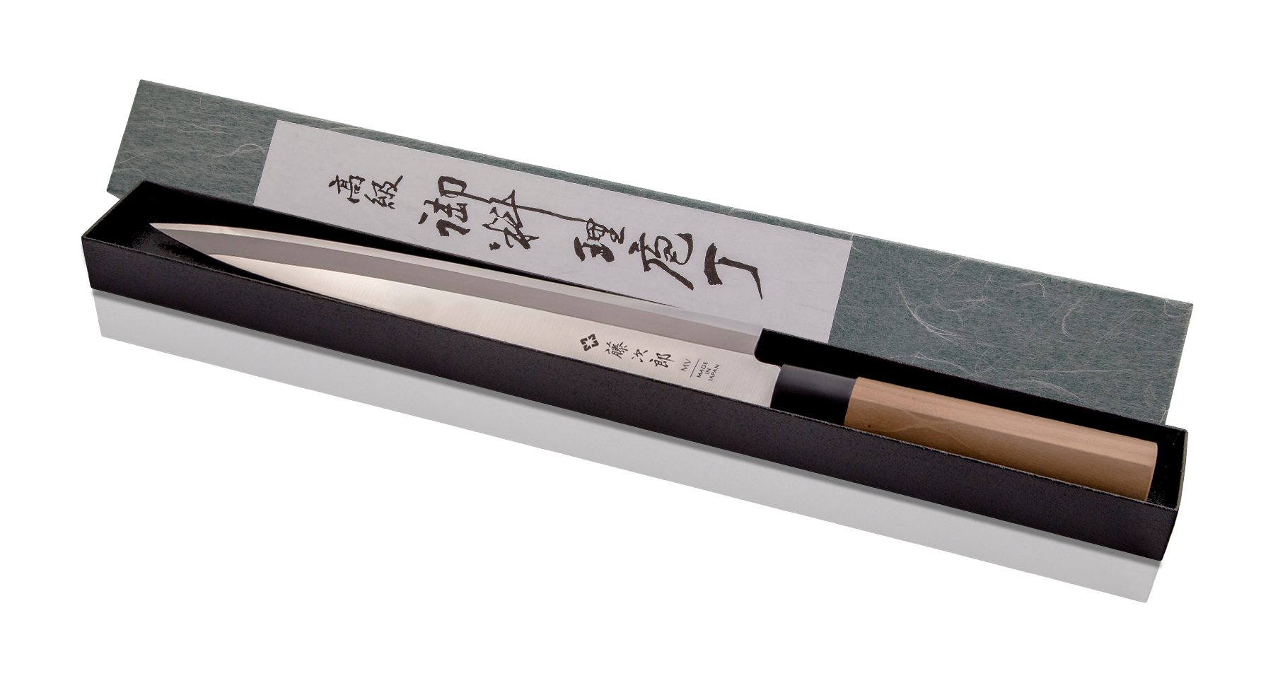 Coltelli da Сucina Giapponesi Tojiro - Per Sushi E Sashimi Professionale - Acciaio al Molibdeno Vanadio - Lama Ultra Affilata - Manico in Legno - dal Giappone (Yanagiba 27 cm, F-1058)