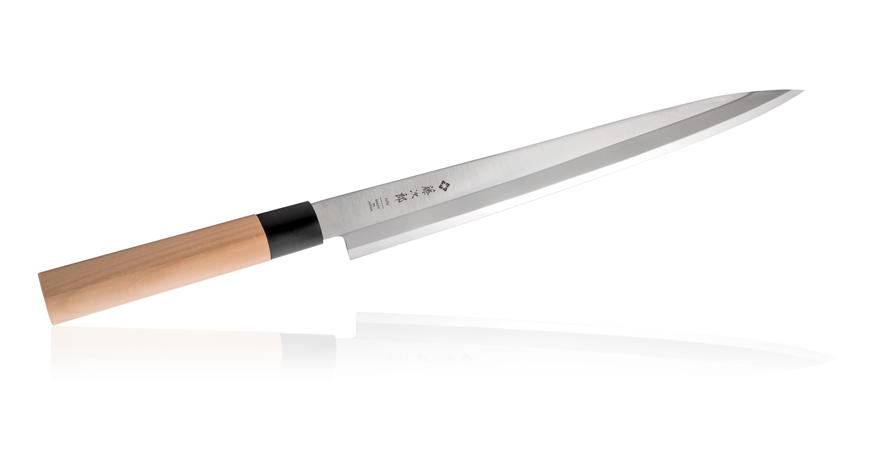 Coltelli da Сucina Giapponesi Tojiro - Per Sushi E Sashimi Professionale - Acciaio al Molibdeno Vanadio - Lama Ultra Affilata - Manico in Legno - dal Giappone (Yanagiba 30 cm, F-1059)