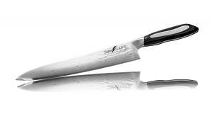 Cuchillo de Chef TOJIRO Flash (FF-CH240), 240 mm, acero VG10, 63 capas, mango Micart, afilado #10000